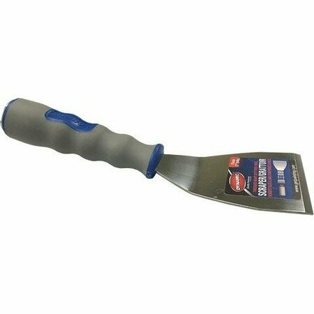 DYNAMIC PAINT PRODUCTS Dynamic 3 in. Bent Scraper w/Threaded Handle and Carbon Steel Blade, .060 in. DYN397